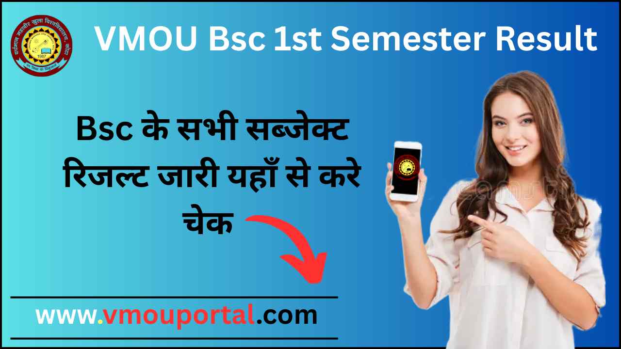 VMOU Bsc 1st Semester Result