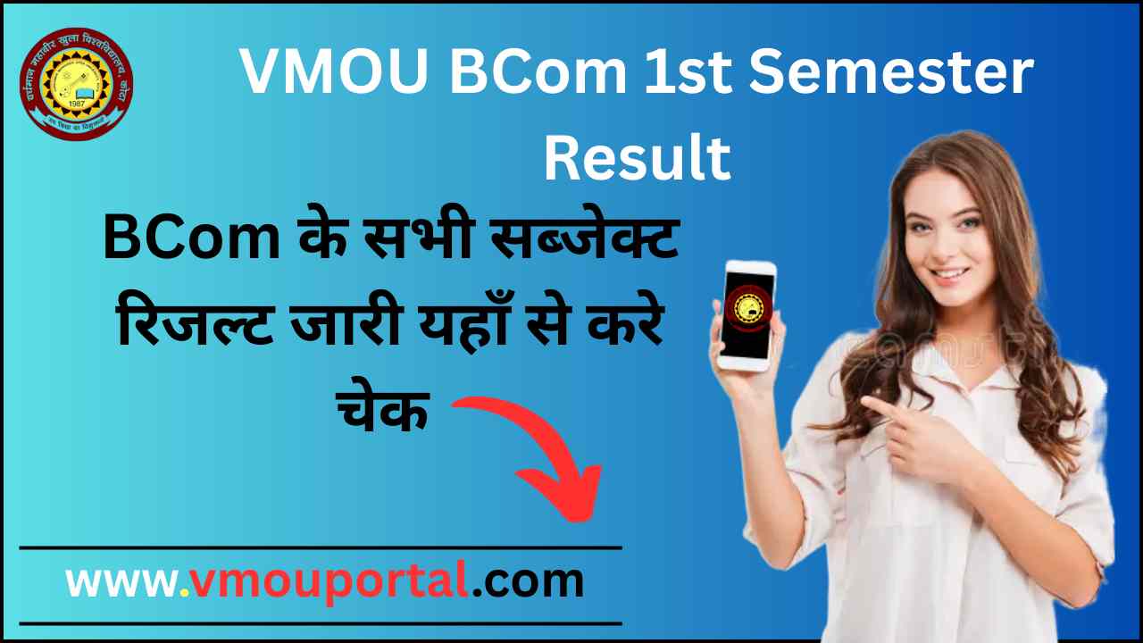 VMOU Bsc 5th Semester Result